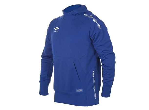 UMBRO UX-1 Hood Top jr Blå/Hvit 116 Tøff teknisk hettegenser 